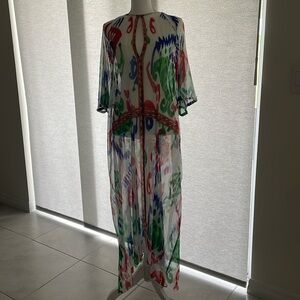NWT- Zara Sheer bathing suit cover-up. Size: XS-S.